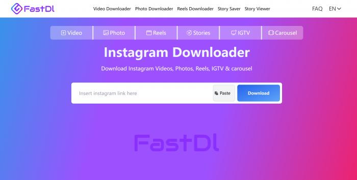 FastDL Instagram Βίντεο λήψη