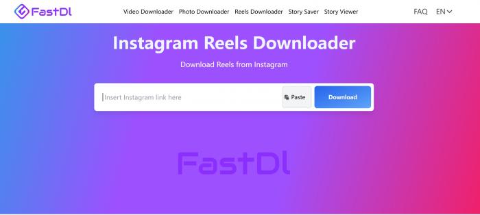FastDL Instagram-Rollendownloader