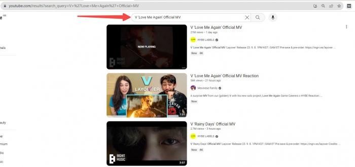 Comment copier une URL sur le YouTube via le navigateur? -2