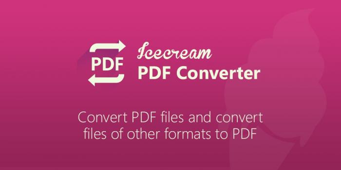 6. Konwerter PDF Icecream PDF