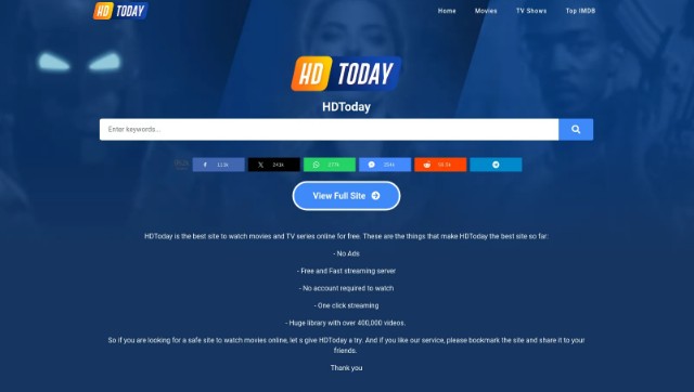 Features of HDToday-1