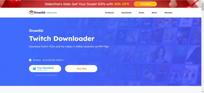 Perangkat Lunak Pengunduh Twitch Terbaik: Streamfab Twitch Downloader-1